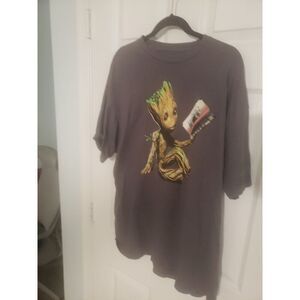 Marvel mens Shirt with guardians of the galaxy 2xl